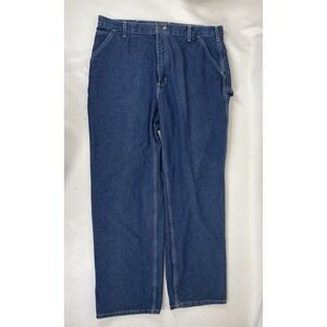 Carhartt‎ B13 DST Dungaree Fit Carpenter Jeans Mens Size 40x32 Blue